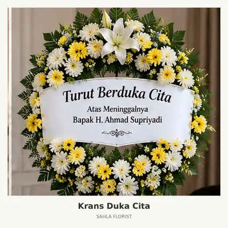 Krans Bunga Duka Tambelang